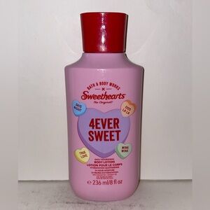 Bath & Body Works 4Ever Sweet x Sweethearts Body Lotion 8oz Valentine New